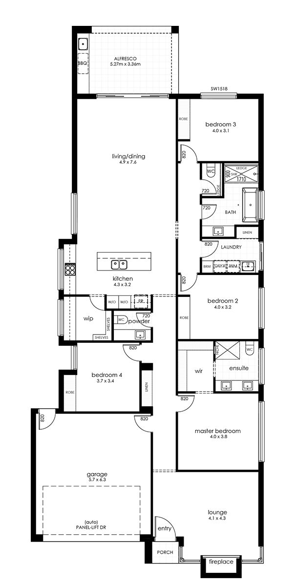 Clayton v2 Display Home Floorplan