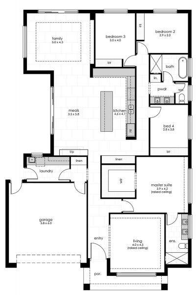 Mayfield Display Home Floorplan